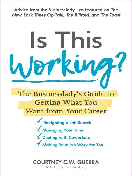 Title details for Is This Working? by Courtney C.W. Guerra - Wait list